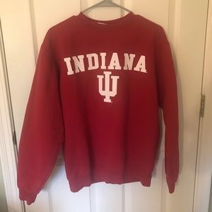 Indiana university crew neck sweatshirt